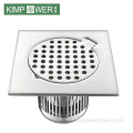 stainless steel square bathroom floor drain cover